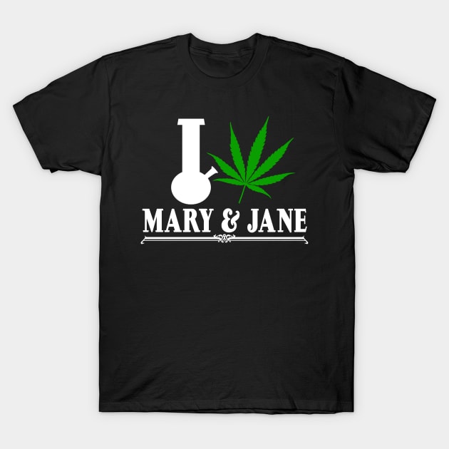 I love MARY & JANE T-Shirt by inkyempireclothing